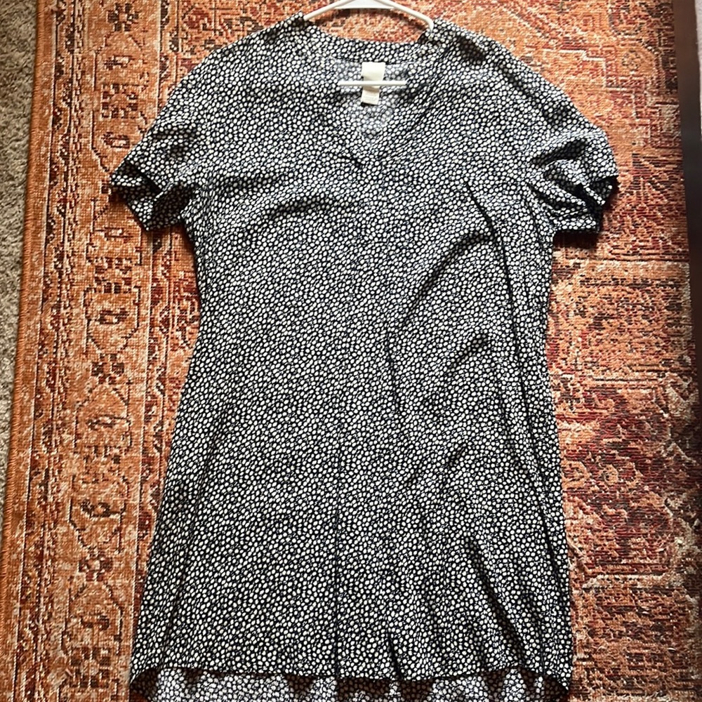 Blue daisy lightweight shift dress